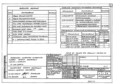 Состав фльбома. Типовой проект 88-046.86Альбом 8 Электрооборудование (Э.1-1)