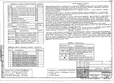 Состав фльбома. Типовой проект 89-085.83Альбом 9 Водопровод и канализация ниже отметки 0.000 (ВК.01-1)