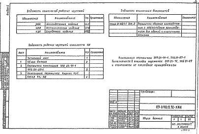 Состав фльбома. Типовой проект 89-0140.13.92Альбом 6 Железобетонные изделия. Металлические изделия. Деревянные изделия