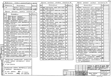 Состав фльбома. Типовой проект 221-1-653.13.89Альбом 10 Основные положение по производству строительно-монтажных работ