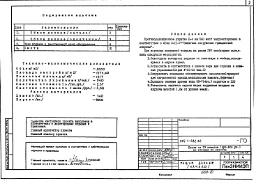 Состав фльбома. Типовой проект 224-1-482.86Альбом 8 Проектная документация по переводу подвальных помещений на режим ПРУ