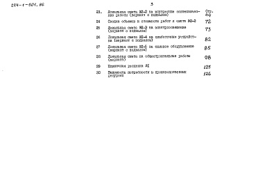 Состав фльбома. Типовой проект 224-1-501.86Альбом 3 Сметы часть 1 (базисные цены)