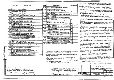 Состав фльбома. Типовой проект 244-1-42Альбом 22 Основные положения по производству строительно-монтажных работ