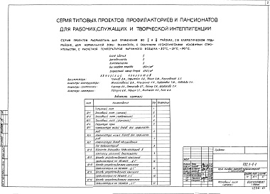 Состав фльбома. Типовой проект 244-1-44Альбом 1 Характеристика серии