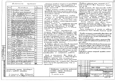 Состав фльбома. Типовой проект 244-1-52.83Альбом 25 Основные положения по производству строительно-монтажных работ