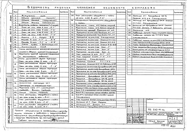 Состав фльбома. Типовой проект 262-15-46Альбом 1 Архитектурно-строительные и технологические  чертежи. Витражи