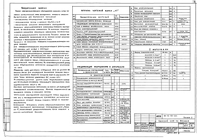 Состав фльбома. Типовой проект 261-12-135-203Альбом 3 Кинотехнология и постановочное освещение