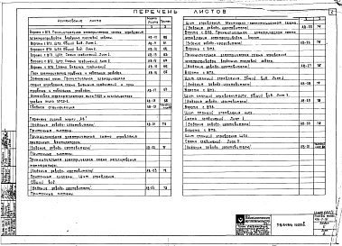 Состав фльбома. Типовой проект 416-7-131Альбом 2 Архитектурно-строительная, сантехническая и электротехническая части