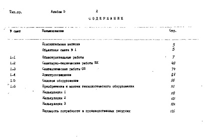 Состав фльбома. Шифр 5460/3 СемейнаяАльбом 5 Сметы