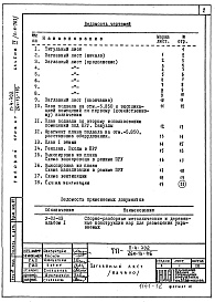 Состав фльбома. Типовой проект 264-13-116Альбом 9 Проектная документация на перевод для использования под ПРУ помещения подвала