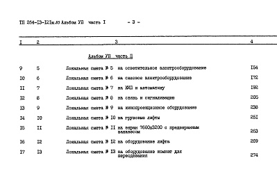 Состав фльбома. Типовой проект 264-13-121м.83Альбом 7 Сметы часть 1