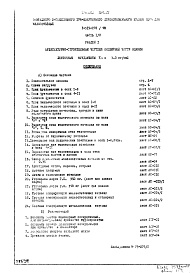 Состав фльбома. Типовой проект 1-515-178/9МЧасть 1-0 Раздел 1 Архитектурно-строительные чертежи подземной части здания. Ленточные фундаменты Rн=3,0 кг/см 2