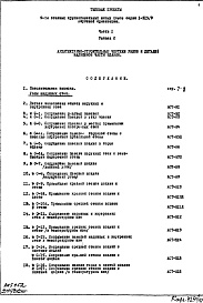 Состав фльбома. Типовой проект 1-515/9Часть 1 Раздел 2 Архитектурно-строительные чертежи узлов и деталей надземной части здания