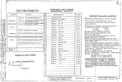 Состав фльбома. Типовой проект 407-3-162Альбом 2 Общестроительная часть. Часть 3 Железобетонные прокатные панели