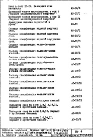 Состав фльбома. Типовой проект II-68-02/12кЧасть 1 Раздел 1/1-12 Архитектурно-строительные чертежи надземной части здания (2-я редакция)