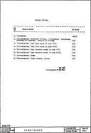 Состав фльбома. Типовой проект II-68-02/12кЧасть 3 Раздел 1/1-12Г Водоснабжение, канализация, водостоки, газоснабжение. Чертежи газоснабжения по надземной части здания (вариант с цокольными вводами газопровода). Альбом СГ-2Ц