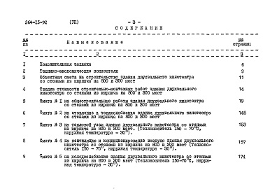 Состав фльбома. Типовой проект 264-13-92Альбом 7 Сметы. Часть 1