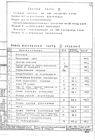 Состав фльбома. Типовой проект VII-70Часть 3 Раздел Б Отопление и вентиляция