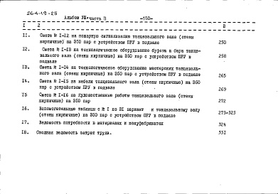 Состав фльбома. Типовой проект 264-19-25Альбом 8 Смета к варианту проекта с устройством ПРУ в подвале здания Часть 2