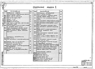 Состав фльбома. Типовой проект 413-2-1.86Альбом 2 Архитектурные решения. Конструкции железобетонные  и металлические