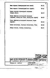 Состав фльбома. Типовой проект П55-2/122-ОВ Раздел 1.1.1 Чертежи, неизменяемые при привязке (вариант Т=105-70 С)