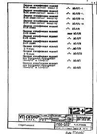 Состав фльбома. Типовой проект П55-2/12Часть 1-АС Архитектурно-строительные решения Раздел 1.1.1 Альбом 1 Монтажные чертежи надземной части здания (изменяемые при привязке) Температурный шов справа