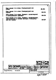 Состав фльбома. Типовой проект П55-2/12Часть 2-ОВ Отопление и вентиляция Раздел 1.Х.2 Чертежи, изменяемые при привязке (вариант Т=105-70 С)