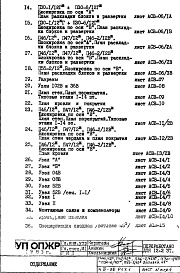 Состав фльбома. Типовой проект П55-2/12Часть 9-ЭБ Элементы блокировки Раздел 1.Х.1 Вставка 45 С