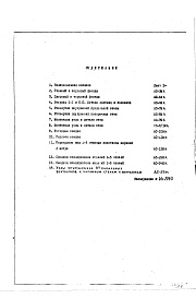 Состав фльбома. Типовой проект 1-515-5/м37Дополнение №5 к части АР1 для применения панелей наружных стен с увеличенной высотой перемычек, замоноличенных стыков и 9 канальных вентиляционных блоков 