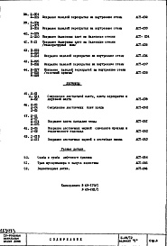 Состав фльбома. Типовой проект II-49/12Часть 1 Раздел 2/0  Архитектурно-строительные чертежи  Узлы и детали подземной части здания