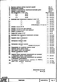 Состав фльбома. Типовой проект II-57-07/12МАЧасть 1 Раздел 1/0 Архитектурно-строительные чертежи Монтажные чертежи подземной части здания