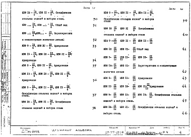 Состав фльбома. Шифр РС4197-78 НаружныеАльбом 1 Рабочие чертежи