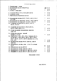 Состав фльбома. Типовой проект IX-01Раздел 3/4 Металлические изделия