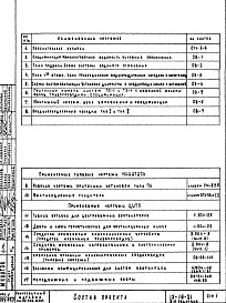 Состав фльбома. Типовой проект IX-16-21Часть 2 Отопление и вентиляция 