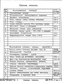 Состав фльбома. Типовой проект IX-16-22Часть 2 Отопление и вентиляция 