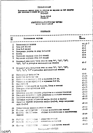 Состав фльбома. Типовой проект II-29-160Часть 1/2-9 Раздел 1 Архитектурно-строительные чертежи жилой части здания