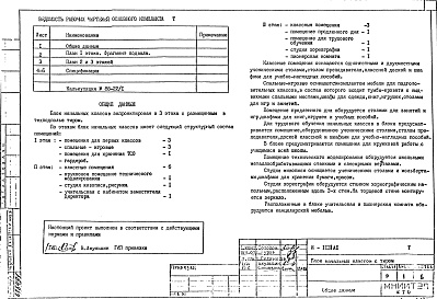 Состав фльбома. Типовой проект И-1131Т Технология функциональная