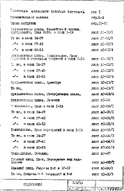 Состав фльбома. Типовой проект П23/16Часть 1-АС Архитектурно-строительные чертежи Раздел 1.0.3 Монтажные чертежи подземной части здания с фундаментом в виде сплошной монолитной плиты