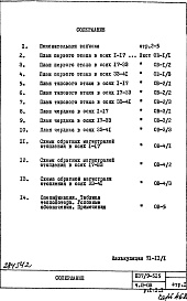 Состав фльбома. Типовой проект П37/9-515Часть 2-ОВ Отопление и вентиляция Раздел 1.1.1 Надземная часть здания 