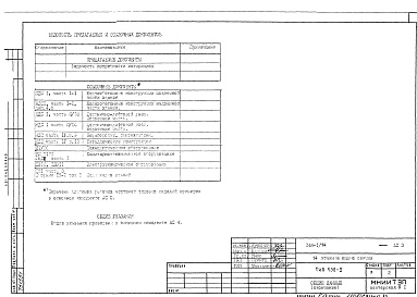 Состав фльбома. Типовой проект П44-1/14АС 3 Архитектурно-строительные решения наружной и внутренней отделки здания Первый этаж