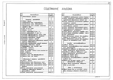 Состав фльбома. Типовой проект 903-4-39.86Альбом 1 Пояснительная записка, технология производства, автоматизация технологии производства, силовое электрооборудование, электрическое освещение, связь и сигнализация (из т.п. 903-4-38.86)