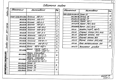 Состав фльбома. Типовой проект 903-1-225.86Альбом 5.2 Котельная. Архитектурно-строительная часть. Конструкции нулевого цикла (из ТП 903-1-224.86).