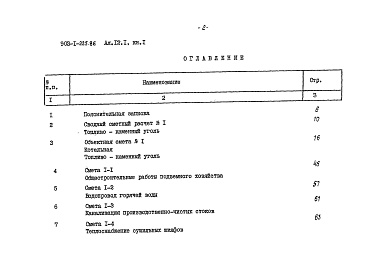 Состав фльбома. Типовой проект 903-1-225.86Альбом 12.1 Книга 1. Сметы. Котельная.