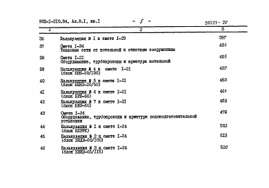 Состав фльбома. Типовой проект 903-1-210.84Альбом 8.1 Сметы. Котельная. Книга 1 