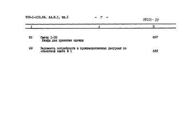 Состав фльбома. Типовой проект 903-1-210.84Альбом 8.1 Сметы. Котельная. Книга 1 