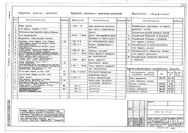 Состав фльбома. Типовой проект 264-22-27.85Альбом 4 Вариант с хозяйственно-бытовыми помещениями в подвале 