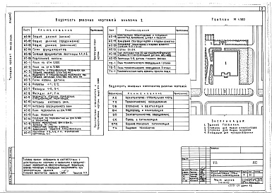 Состав фльбома. Типовой проект 264-22-24.84Альбом 1 Архитектурно-строительные решения, технологическая часть