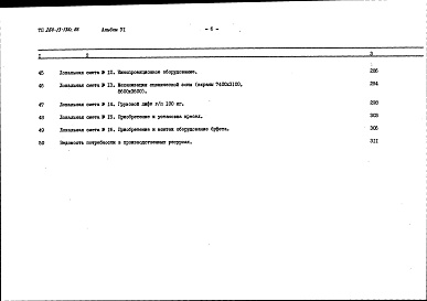 Состав фльбома. Типовой проект 264-13-136с.86Альбом 6 Сметы часть 1