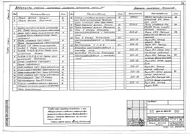 Состав фльбома. Типовой проект 264-13-128м.85Альбом 4 Электрооборудование