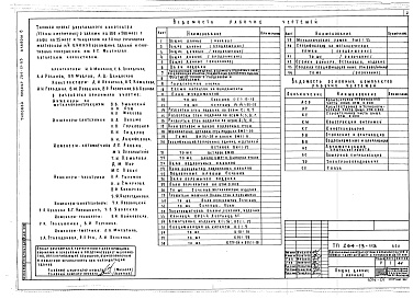 Состав фльбома. Типовой проект 264-13-113Альбом 0 Материалы для привязки и чертежи нулевого цикла работ